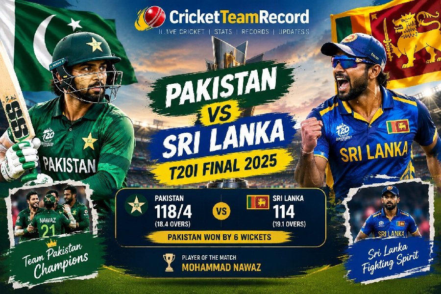 Sri Lanka vs Pakistan Cricket Match