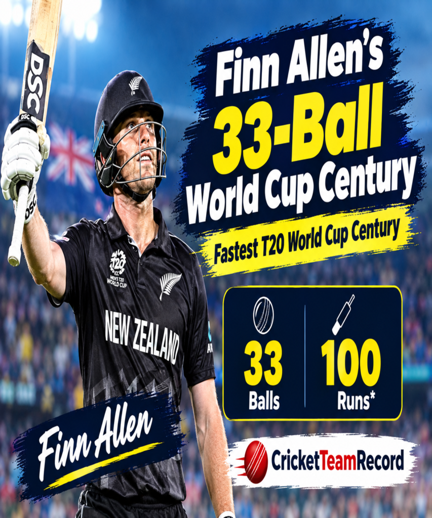 fastest T20 World Cup century