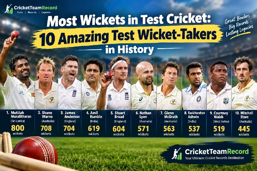 Most Wickets in Test Cricket