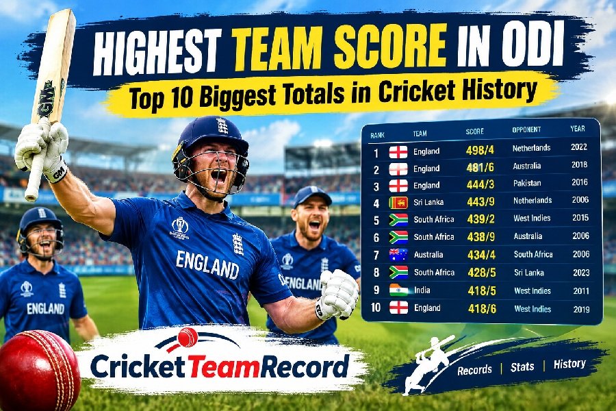 Highest Team Score in ODI