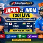 Japan vs India – T20I Live