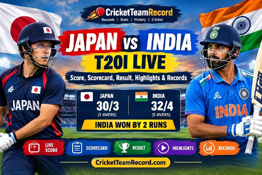 Japan vs India – T20I Live