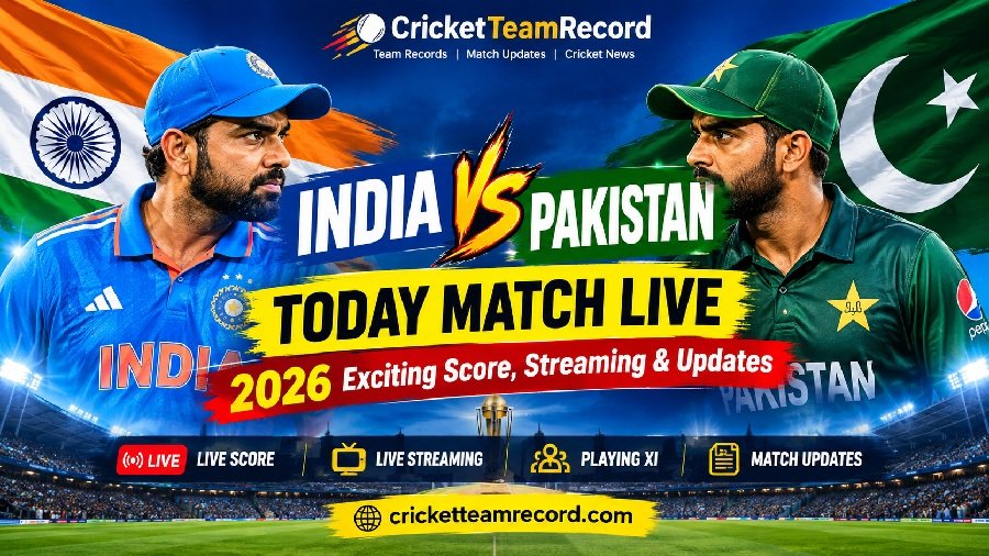 India vs Pakistan Today Match Live