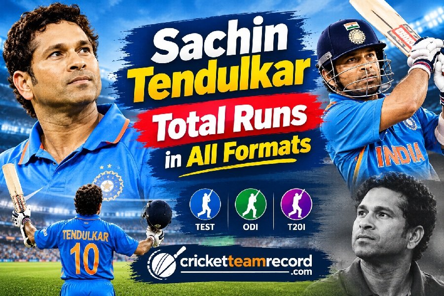 Sachin Tendulkar Total Runs in All Formats