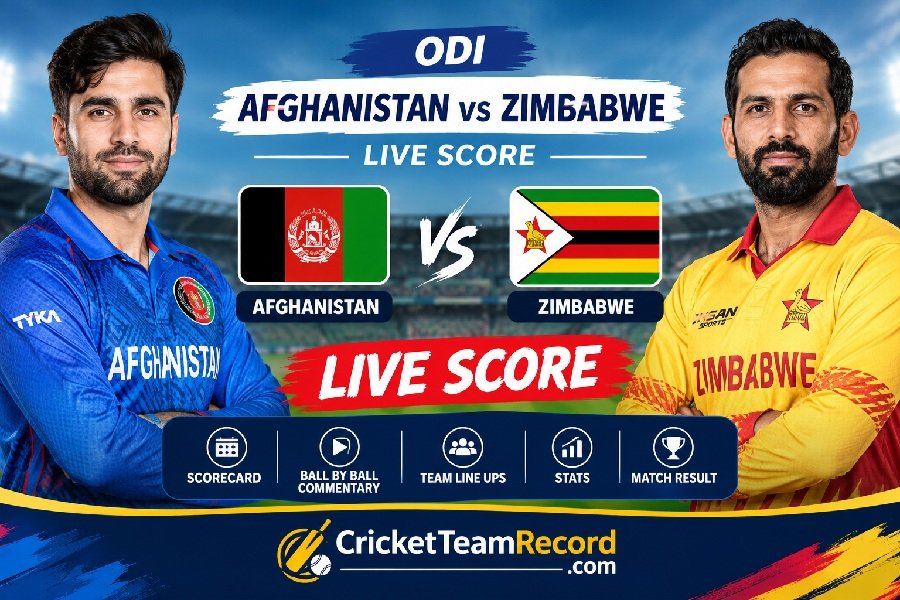 Afghanistan vs Zimbabwe ODI Live Score