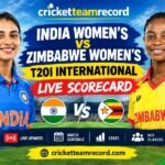 India Women's Vs Zimbabwe Women's T20I International Live Scorecard