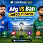 Afg VS Ban 3rd ODI Tri Series