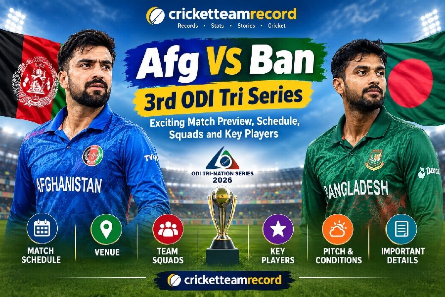 Afg VS Ban 3rd ODI Tri Series