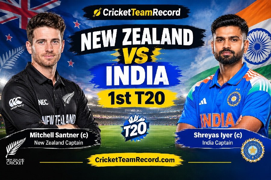 New Zealand vs India 1st T20