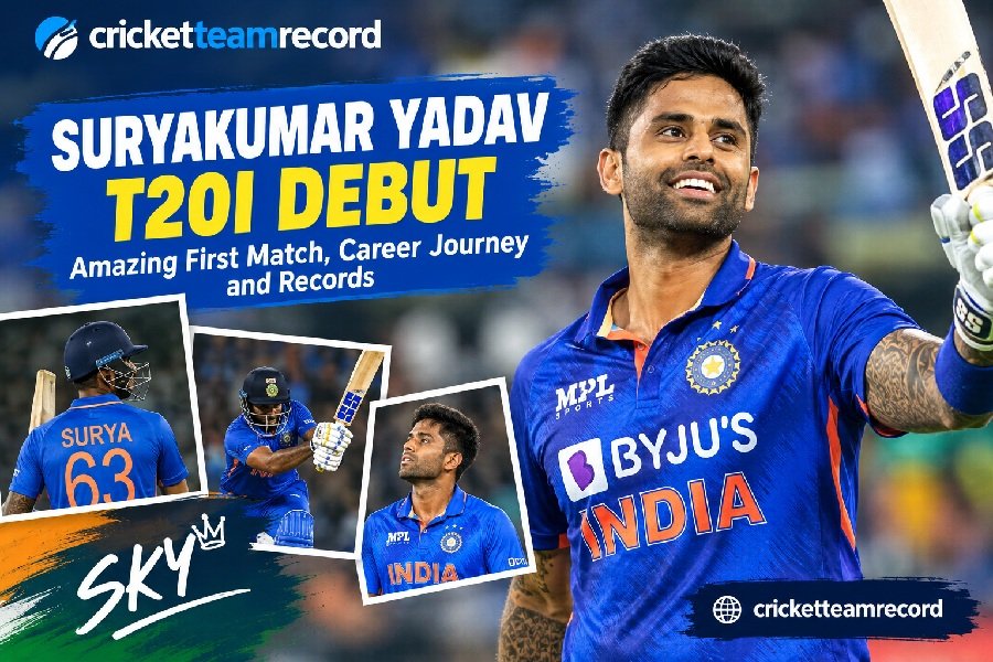 Suryakumar Yadav T20I Debut
