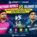 Rajasthan Royals vs Gujarat Titans