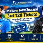 India vs New Zealand 3rd T20 Tickets