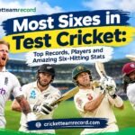 Most Sixes in Test Cricket