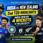 India vs New Zealand 2nd T20 Highlights