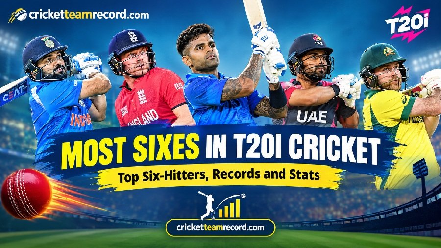 Most Sixes in T20I Cricket