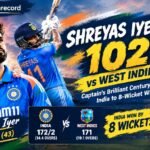 Shreyas Iyer's 102 vs West Indies