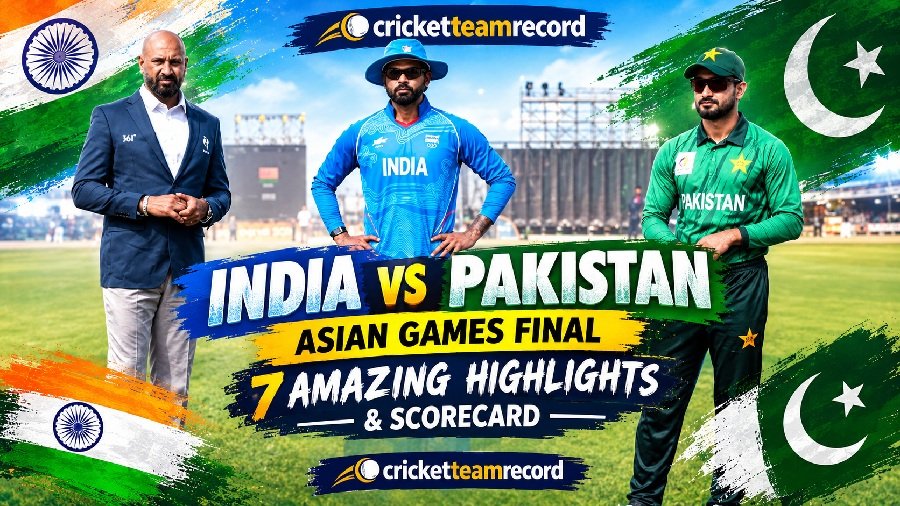 India vs Pakistan Asian Games Final